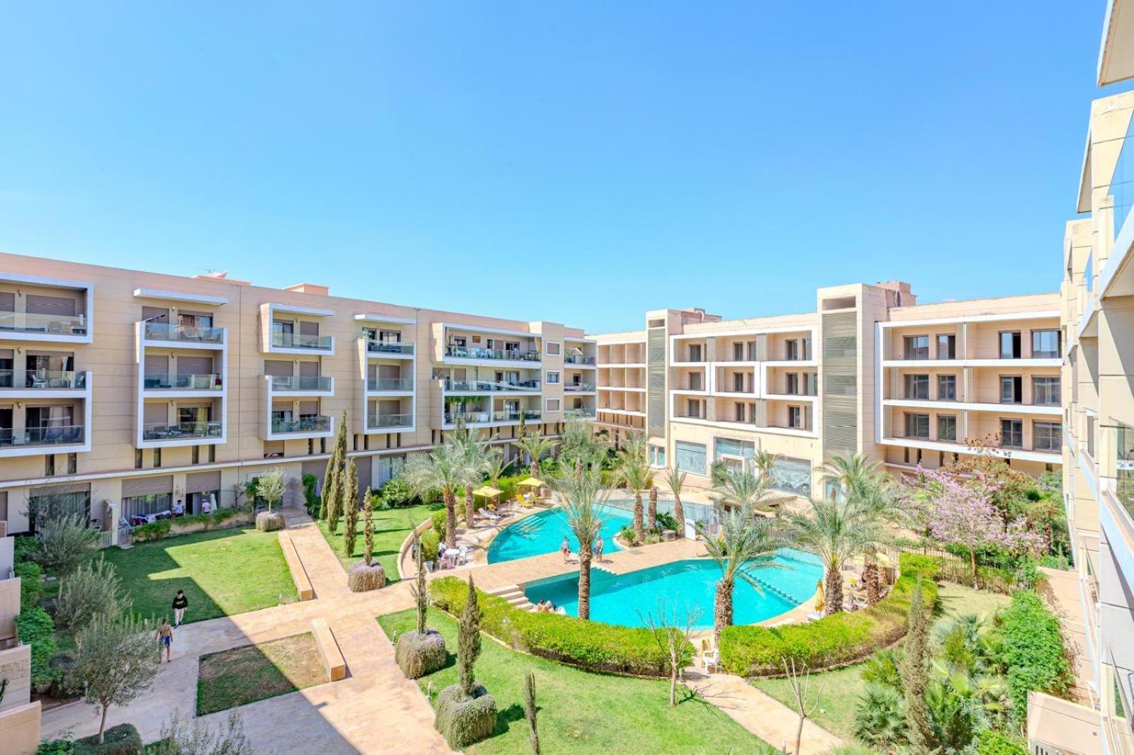 Royal Deluxe Platinum - Marrakech, Luxe Pool View Appartement Marrakesh Buitenkant foto